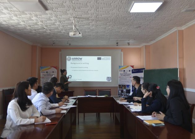 Starting of the Scientific English course at Hangai University,  Mongolian National University of Medical Sciences and Ulanbaatar State University